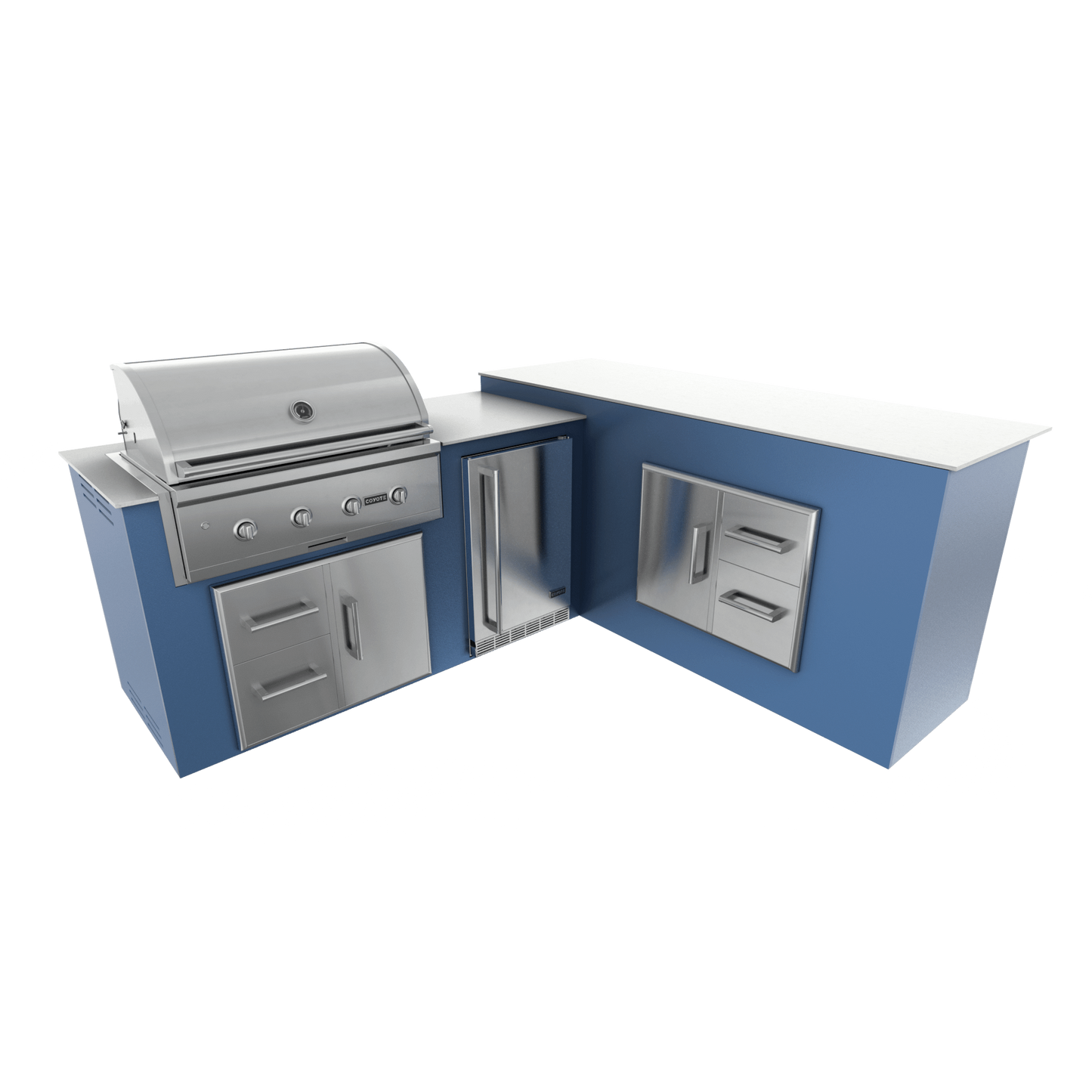 Navy Marine, Drawer Door Storage - Right, 36" Coyote C Series Grill - Liquid Propane, 36" Coyote C Series Grill - Natural Gas