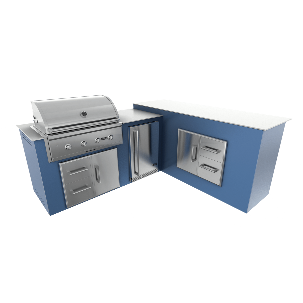 Navy Marine, Drawer Door Storage - Right, 36" Coyote C Series Grill - Liquid Propane, 36" Coyote C Series Grill - Natural Gas