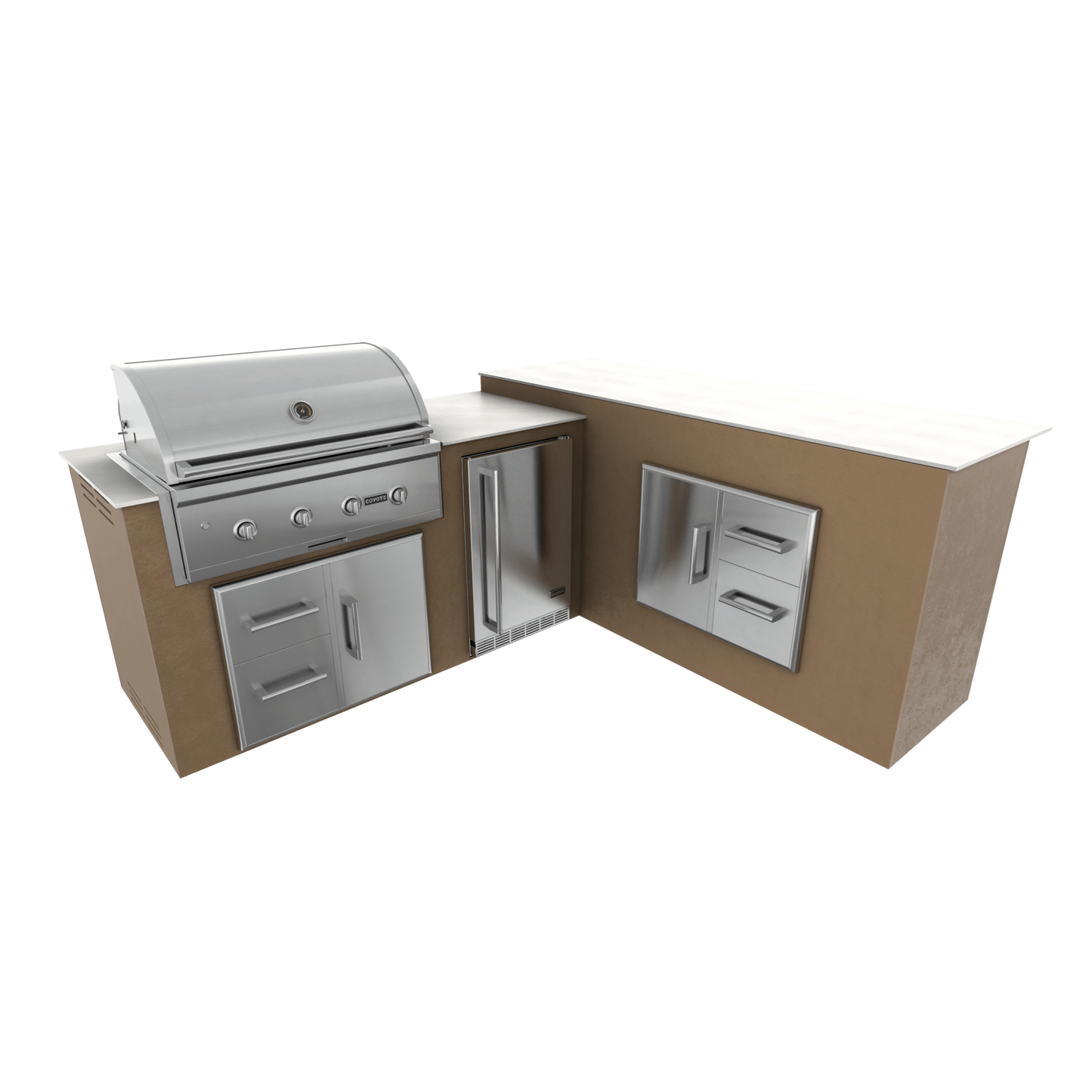 Rubbed Bronze, Drawer Door Storage - Right, 36" Coyote C Series Grill - Liquid Propane, 36" Coyote C Series Grill - Natural Gas