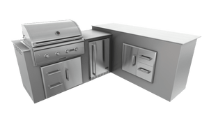 Steel Gray, Drawer Door Storage - Right, 36" Coyote C Series Grill - Liquid Propane, 36" Coyote C Series Grill - Natural Gas