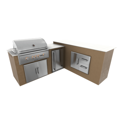 Rubbed Bronze, Double Access Doors - Right, 36" Coyote S Series Grill - Liquid Propane, 36" Coyote S Series Grill - Natural Gas