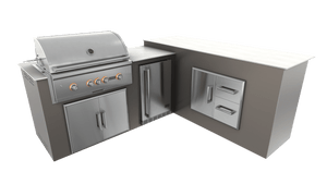 Nordic Gray, Double Access Doors - Right, 36" Coyote S Series Grill - Liquid Propane, 36" Coyote S Series Grill - Natural Gas