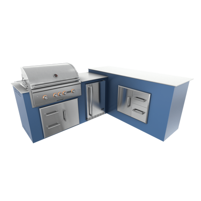 Navy Marine, Drawer Door Storage - Right, 36" Coyote S Series Grill - Liquid Propane, 36" Coyote S Series Grill - Natural Gas