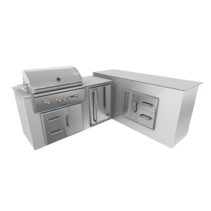 Pure White, Drawer Door Storage - Right, 36" Coyote S Series Grill - Liquid Propane, 36" Coyote S Series Grill - Natural Gas