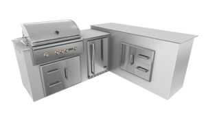 Pure White, Drawer Door Storage - Right, 36" Coyote S Series Grill - Liquid Propane, 36" Coyote S Series Grill - Natural Gas