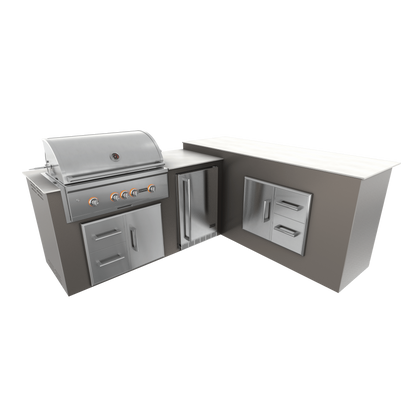Rubbed Bronze, Drawer Door Storage - Right, 36" Coyote S Series Grill - Liquid Propane, 36" Coyote S Series Grill - Natural Gas