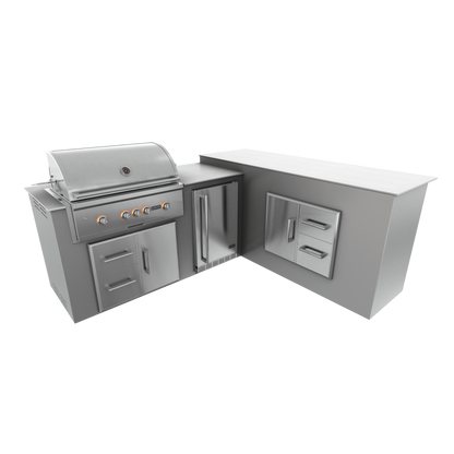 Steel Gray, Drawer Door Storage - Right, 36" Coyote S Series Grill - Liquid Propane, 36" Coyote S Series Grill - Natural Gas