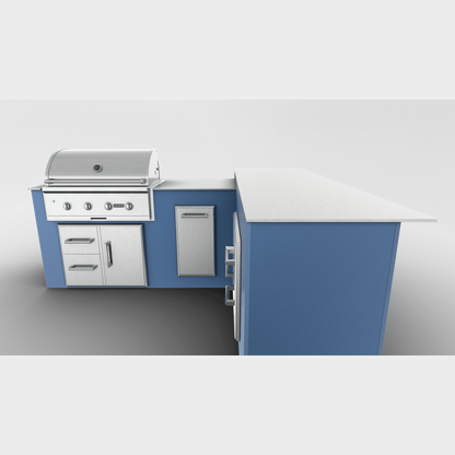 Navy Marine, Drawer Door Storage - Right, 36" Coyote C Series Grill - Liquid Propane, 36" Coyote C Series Grill - Natural Gas