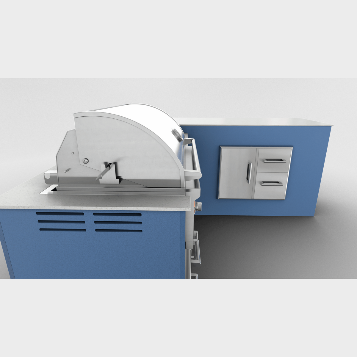 Navy Marine, Drawer Door Storage - Left, 36" Coyote S Series Grill - Liquid Propane, 36" Coyote S Series Grill - Natural Gas