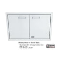 Lion Premium Grills Double Door with Towel Rack