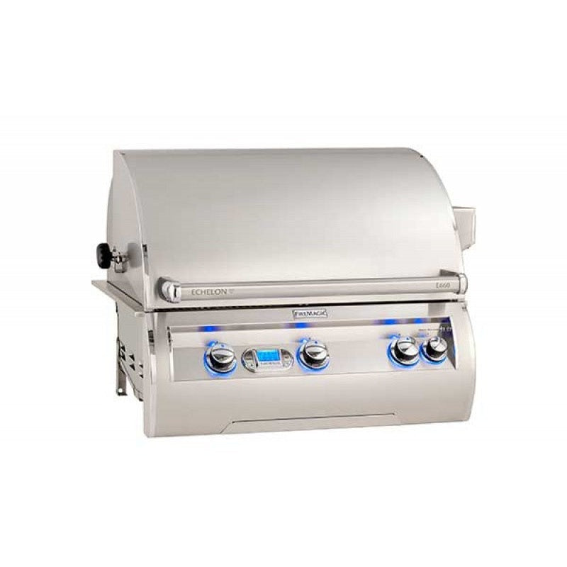 Fire Magic Echelon Diamond E660i 30 Inch Built-in BBQ Grill with Digital Thermometer, Liquid Propane - E660i-8E1P - BetterPatio.com