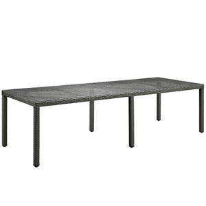 Modway Sojourn 114" Outdoor Patio Dining Table EEI-1932 - BetterPatio.com