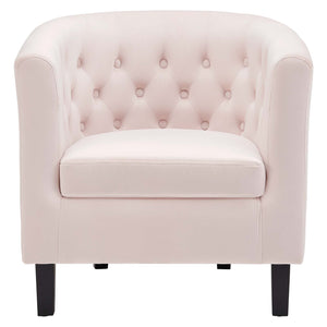 ModwayModway Prospect Performance Velvet Armchair EEI-2613 EEI-2613-PNK- BetterPatio.com