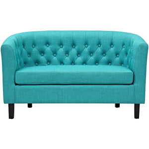 ModwayModway Prospect Upholstered Fabric Loveseat EEI-2614 EEI-2614-PUR- BetterPatio.com