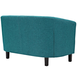 ModwayModway Prospect Upholstered Fabric Loveseat EEI-2614 EEI-2614-TEA- BetterPatio.com