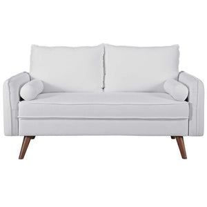ModwayModway Revive Upholstered Fabric Loveseat EEI-3091 EEI-3091-WHI- BetterPatio.com