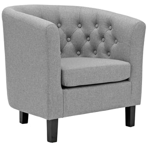 ModwayModway Prospect 2 Piece Upholstered Fabric Loveseat and Armchair Set EEI-3148 EEI-3148-LGR-SET- BetterPatio.com