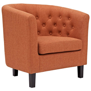 ModwayModway Prospect 2 Piece Upholstered Fabric Loveseat and Armchair Set EEI-3148 EEI-3148-ORA-SET- BetterPatio.com