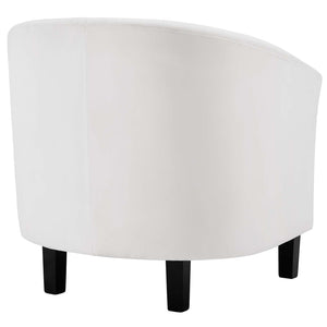 ModwayModway Prospect Channel Tufted Performance Velvet Armchair EEI-3188 EEI-3188-WHI- BetterPatio.com