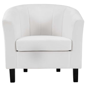 ModwayModway Prospect Channel Tufted Performance Velvet Armchair EEI-3188 EEI-3188-WHI- BetterPatio.com