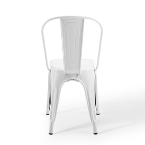 ModwayModway Promenade Bistro Dining Side Chair Set of 2 EEI-3859 EEI-3859-WHI- BetterPatio.com