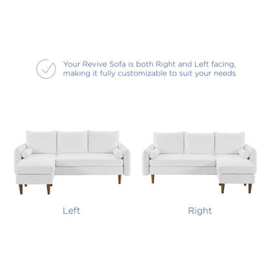 ModwayModway Revive Upholstered Right or Left Sectional Sofa EEI-3867 EEI-3867-WHI- BetterPatio.com