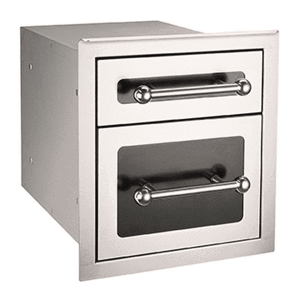 Fire Magic Black Diamond Double Drawer 53802HSC - BetterPatio.com