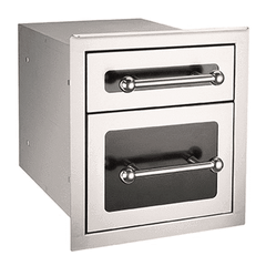 Fire Magic Black Diamond Double Drawer 53802HSC