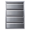 Memphis Wood Fire Grills Four Drawer Stack 21 inch