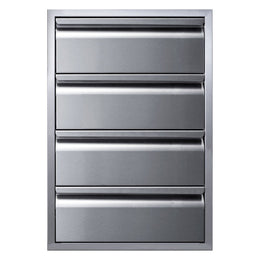 Memphis Wood Fire Grills Four Drawer Stack 21 inch