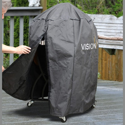 Vision Grills Elite Series XR402 Deluxe Kamado White - AP1-T11 - BetterPatio.com