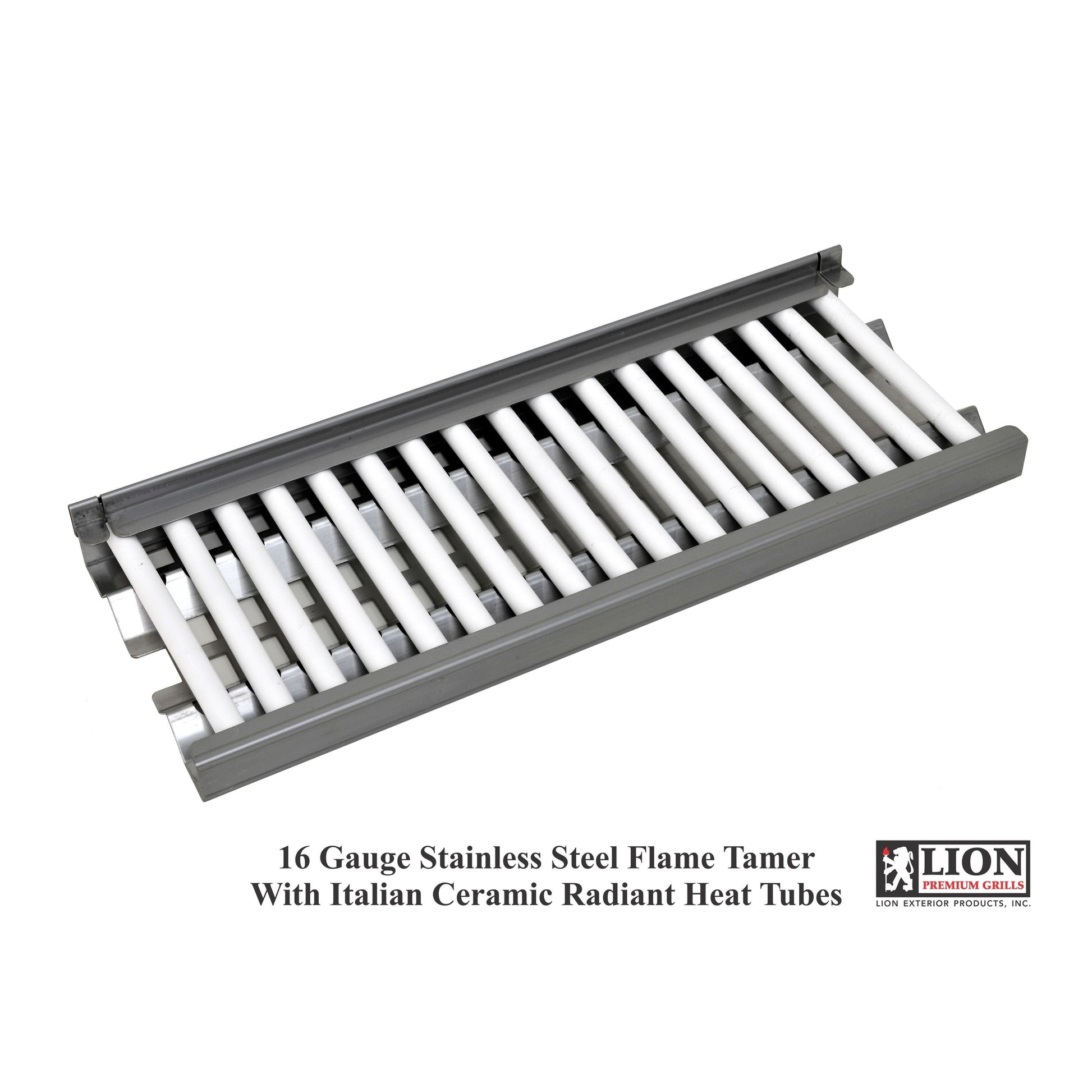 Lion Premium Ceramic Heat Tubes with Vented Flame Tamer Tray