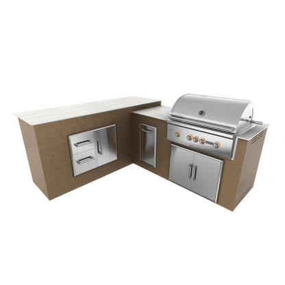 Rubbed Bronze, Double Access Doors - Left, 36" Coyote S Series Grill - Liquid Propane, 36" Coyote S Series Grill - Natural Gas