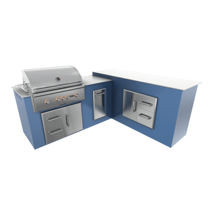 Navy Marine, Drawer Door Storage - Right, 36" Coyote S Series Grill - Liquid Propane, 36" Coyote S Series Grill - Natural Gas