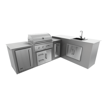 Steel Gray, Drawer Door Storage - Right, 36" Coyote C Series Grill - Liquid Propane, 36" Coyote C Series Grill - Natural Gas