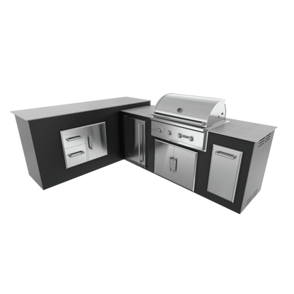 Pitch Black, Double Access Doors - Left, 36" Coyote C Series Grill - Liquid Propane, 36" Coyote C Series Grill - Natural Gas