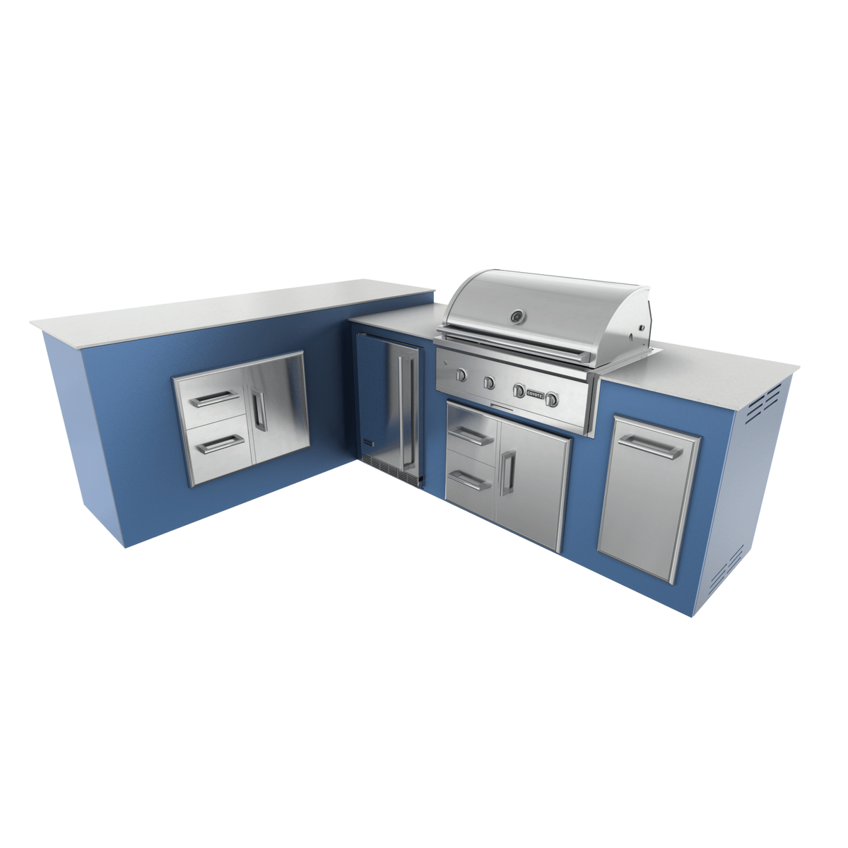 Navy Marine, Drawer Door Storage - Left, 36" Coyote C Series Grill - Liquid Propane, 36" Coyote C Series Grill - Natural Gas