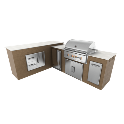 Rubbed Bronze, Double Access Doors - Left, 36" Coyote S Series Grill - Liquid Propane, 36" Coyote S Series Grill - Natural Gas
