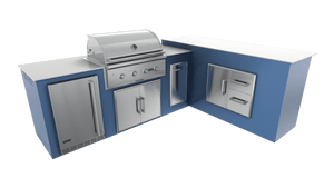 Navy Marine, Double Access Doors - Right, 36" Coyote C Series Grill - Liquid Propane, 36" Coyote C Series Grill - Natural Gas