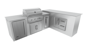 Pure White, Double Access Doors - Right, 36" Coyote C Series Grill - Liquid Propane, 36" Coyote C Series Grill - Natural Gas