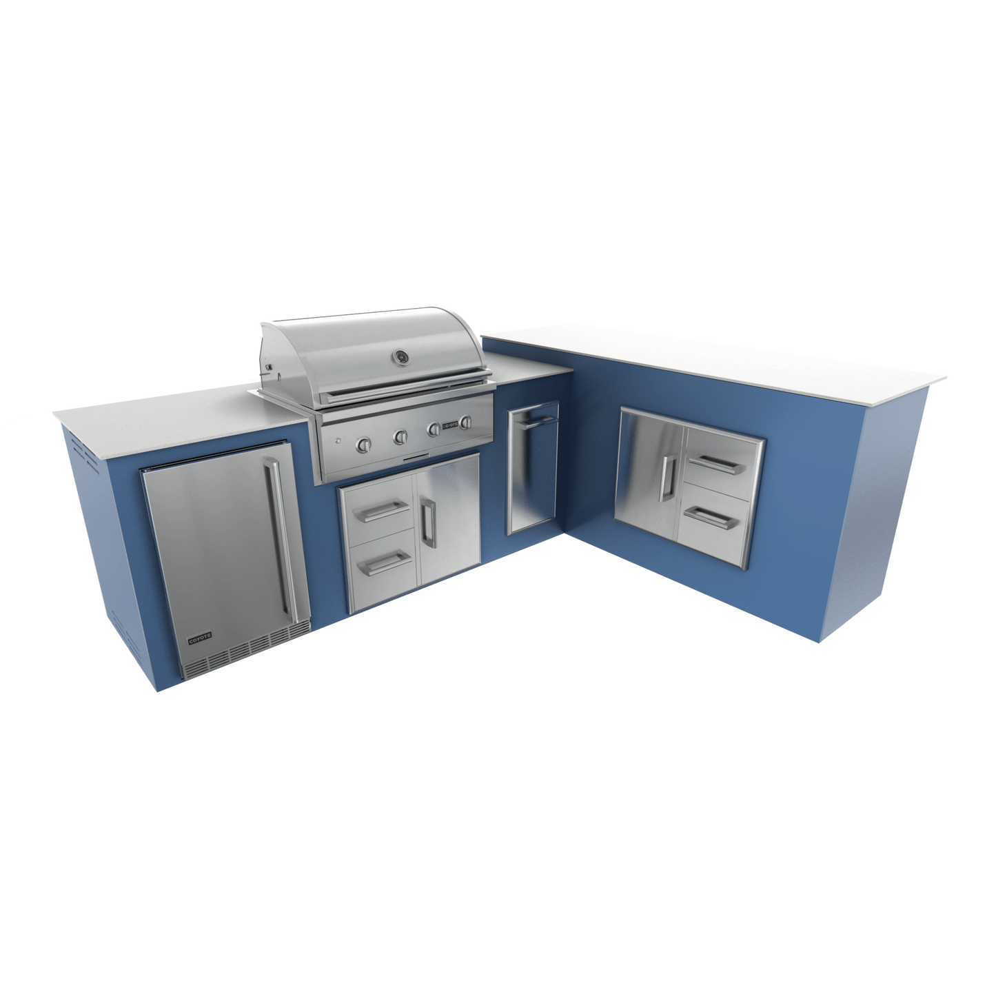 Navy Marine, Drawer Door Storage - Right, 36" Coyote C Series Grill - Liquid Propane, 36" Coyote C Series Grill - Natural Gas