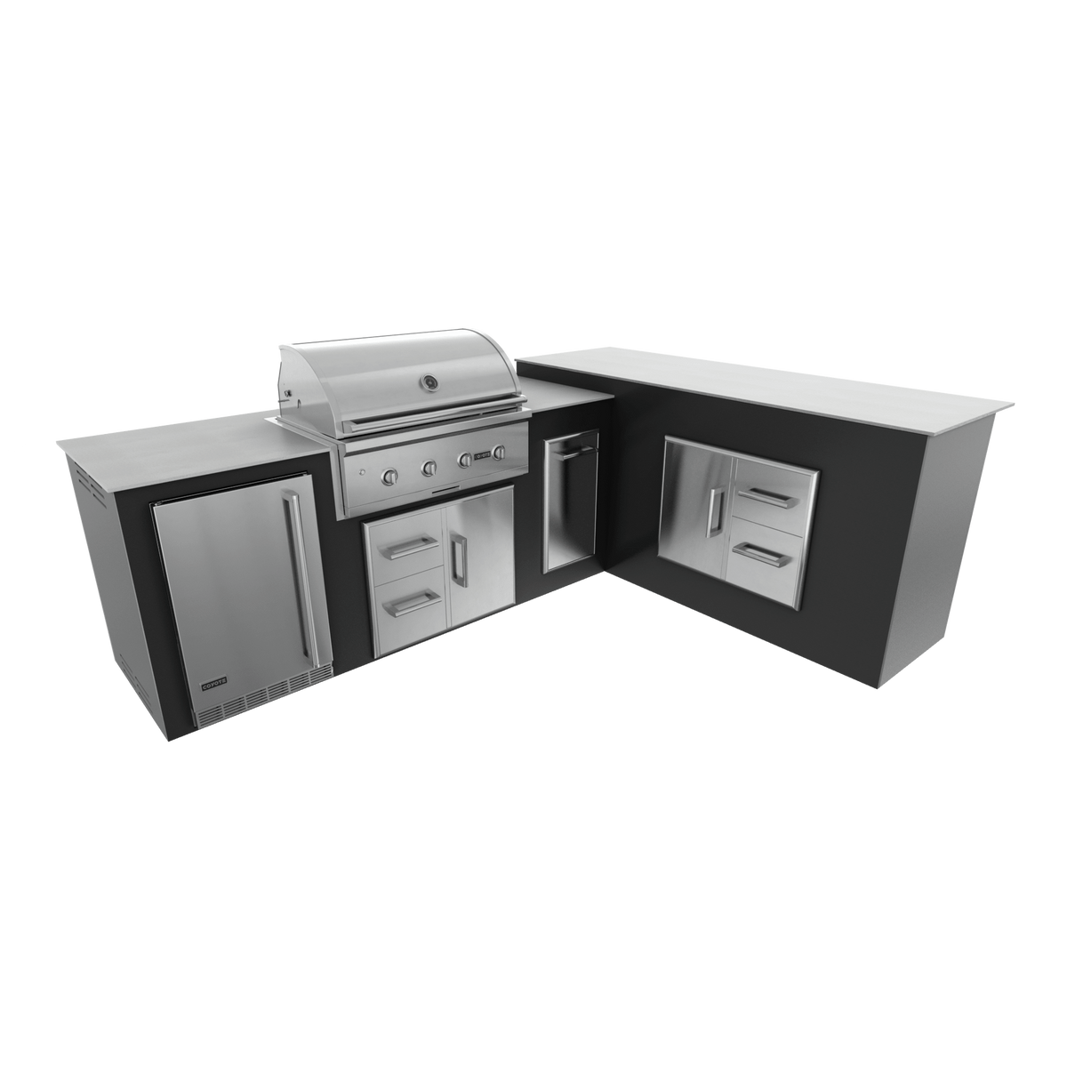Pitch Black, Drawer Door Storage - Right, 36" Coyote C Series Grill - Liquid Propane, 36" Coyote C Series Grill - Natural Gas