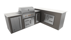 Nordic Gray, Drawer Door Storage - Right, 36" Coyote S Series Grill - Liquid Propane, 36" Coyote S Series Grill - Natural Gas