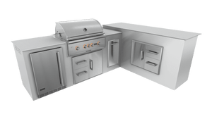 Pure White, Drawer Door Storage - Right, 36" Coyote S Series Grill - Liquid Propane, 36" Coyote S Series Grill - Natural Gas