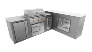 Steel Gray, Drawer Door Storage - Right, 36" Coyote S Series Grill - Liquid Propane, 36" Coyote S Series Grill - Natural Gas