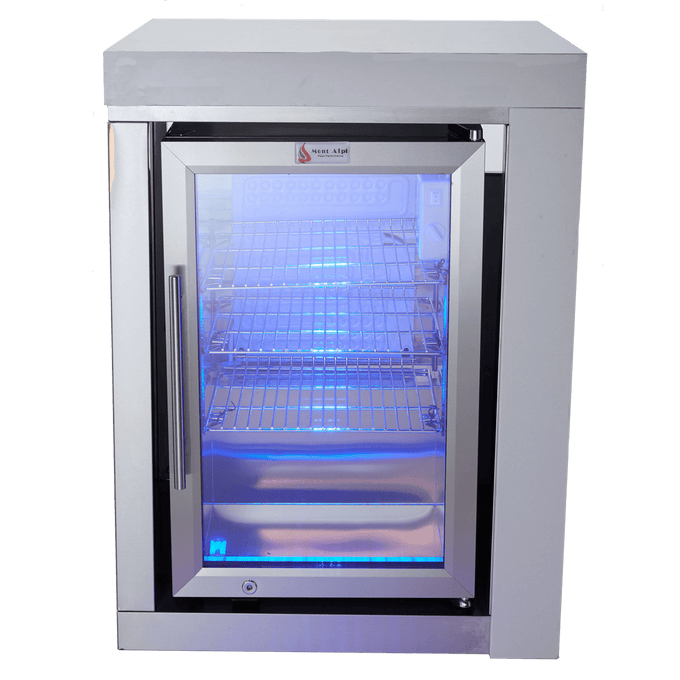 Mont Alpi Single Cabinet with Outdoor Rated Fridge - MASFM - BetterPatio.com