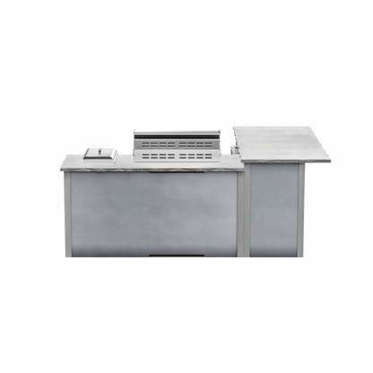 Modern Concrete Gray, Left