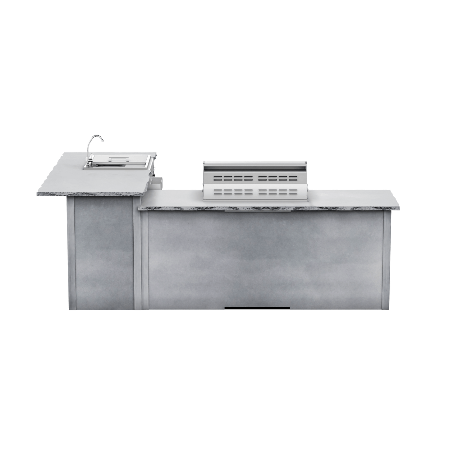 Modern Concrete Gray, Right