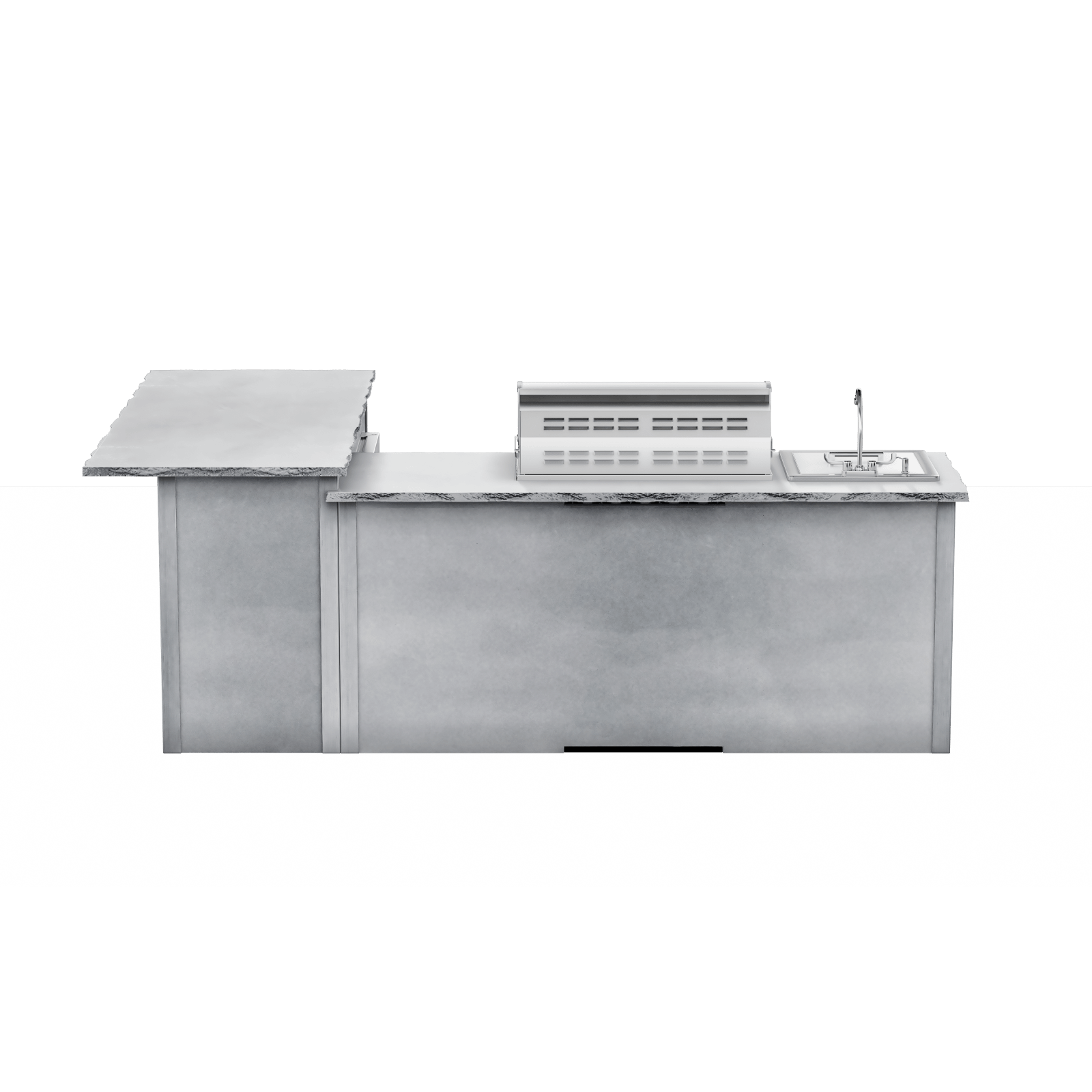 Modern Concrete Gray, Right