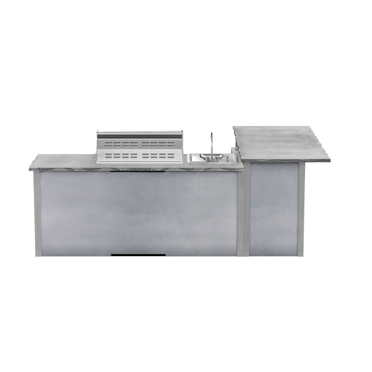 Modern Concrete Gray, Left